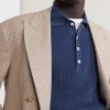 Ribbed Cotton Polo Shirt - CU Ribbed Cotton Polo Shirt - CU