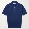Ribbed Cotton Polo Shirt Ribbed Cotton Polo Shirt