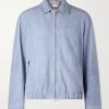 Suede Blouson Jacket Suede Blouson Jacket