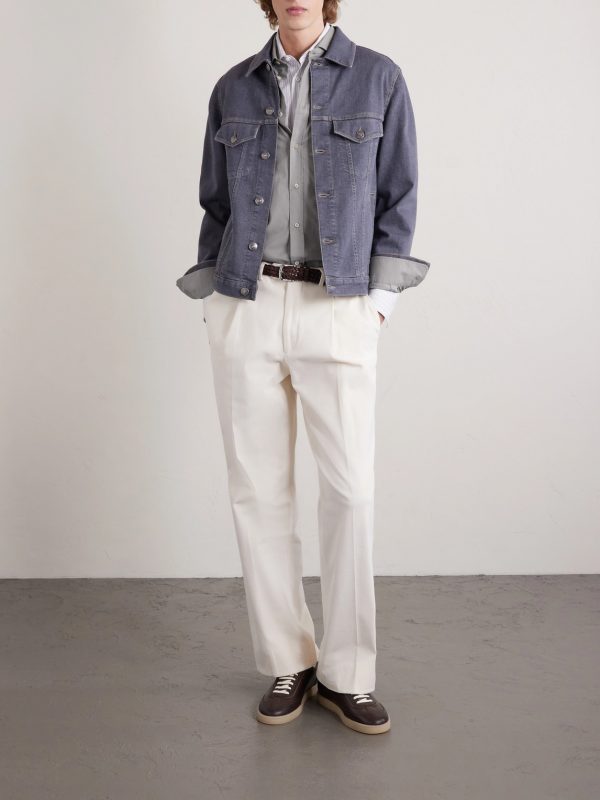 Cutaway-Collar Cotton Shirt - OU Cutaway-Collar Cotton Shirt - OU