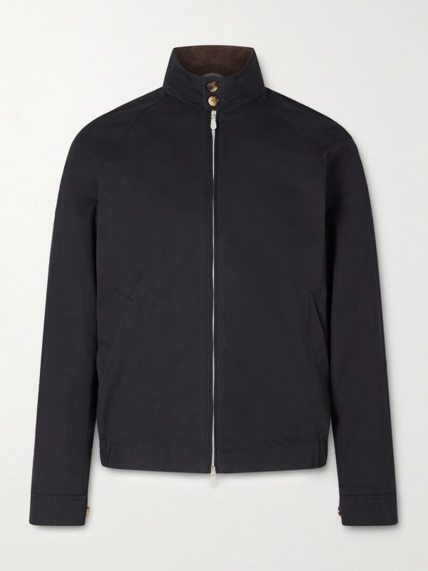 Cotton-Blend Twill Bomber Jacket Cotton-Blend Twill Bomber Jacket