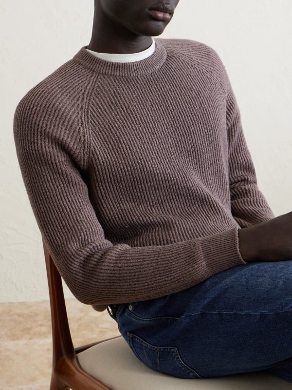 Ribbed Cotton Sweater - CU Ribbed Cotton Sweater - CU