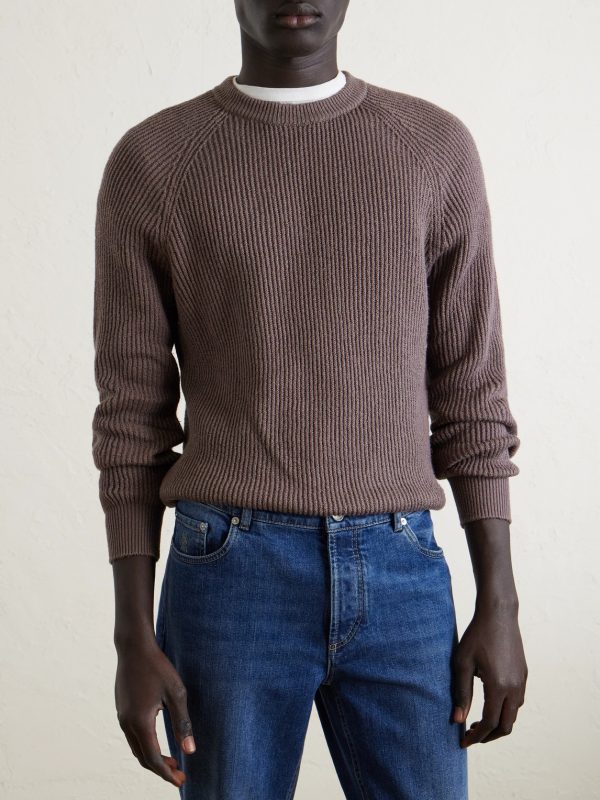 Ribbed Cotton Sweater - FR Ribbed Cotton Sweater - FR