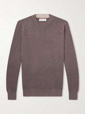 Ribbed Cotton Sweater Ribbed Cotton Sweater