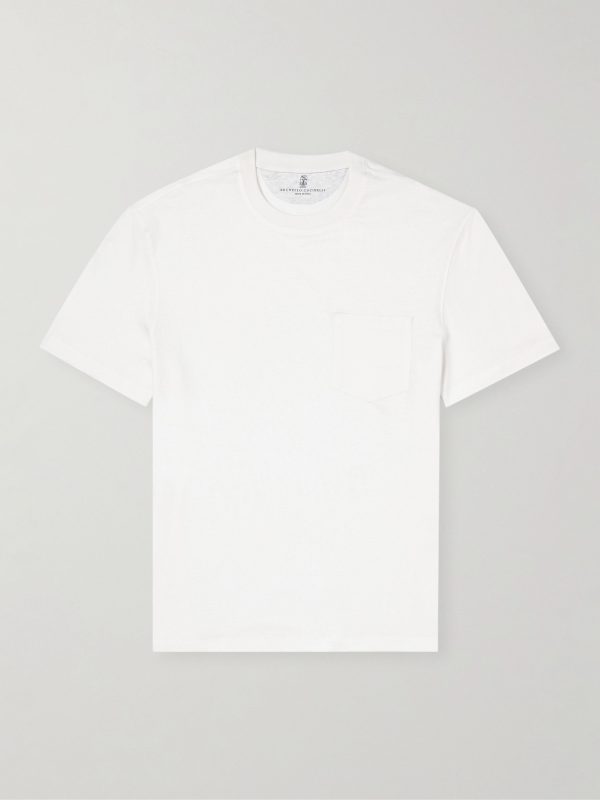 Linen and Cotton-Blend T-Shirt Linen and Cotton-Blend T-Shirt