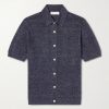 Linen and Cotton-Blend Polo Shirt Linen and Cotton-Blend Polo Shirt