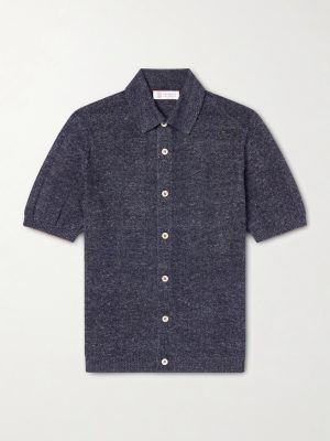 Linen and Cotton-Blend Polo Shirt Linen and Cotton-Blend Polo Shirt