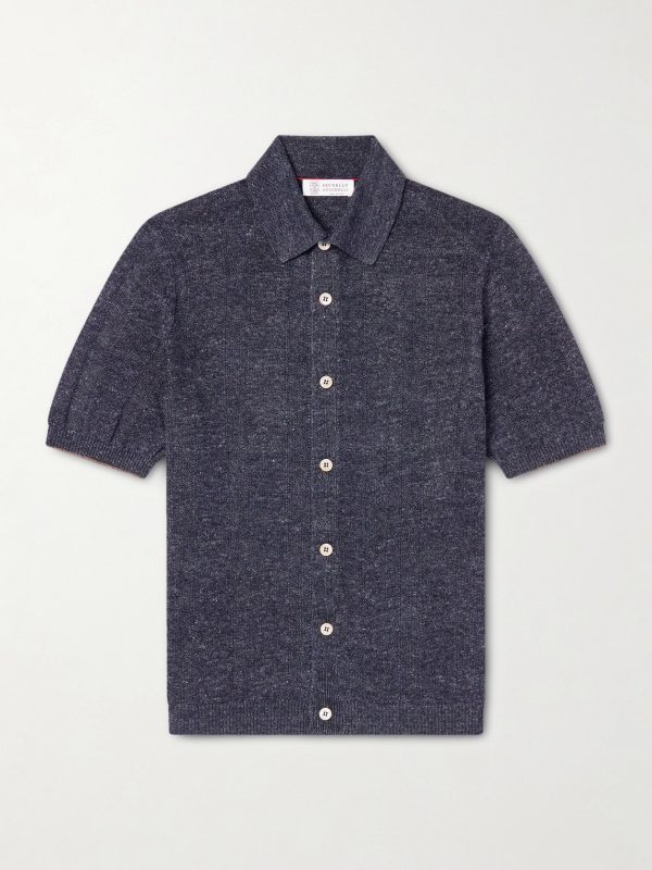Linen and Cotton-Blend Polo Shirt Linen and Cotton-Blend Polo Shirt