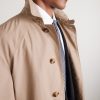 Belted Cotton-Blend Trench Coat - CU