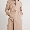 Belted Cotton-Blend Trench Coat - FR