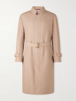 Belted Cotton-Blend Trench Coat Belted Cotton-Blend Trench Coat