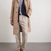 Belted Cotton-Blend Trench Coat - OU