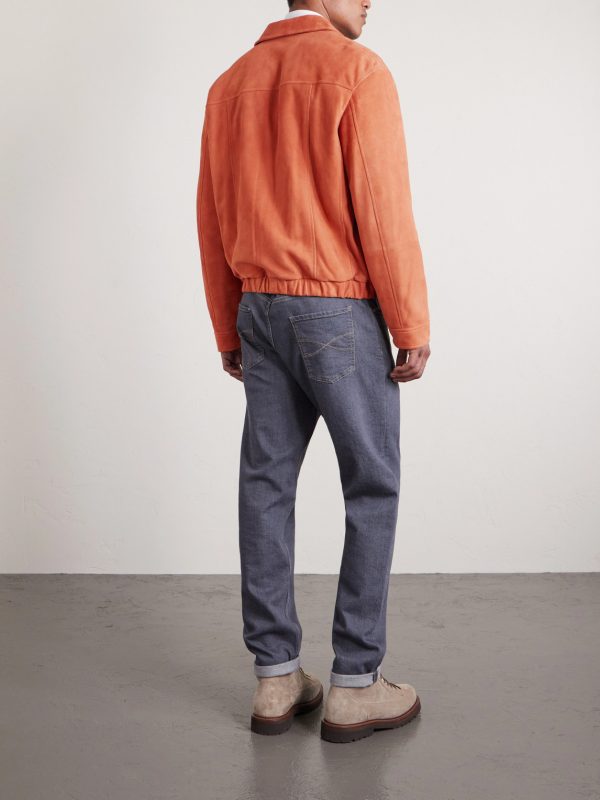 Suede Blouson Jacket - BK Suede Blouson Jacket - BK