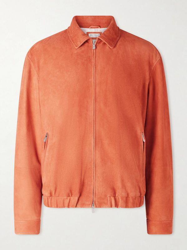 Suede Blouson Jacket Suede Blouson Jacket