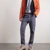 Suede Blouson Jacket - OU Suede Blouson Jacket - OU