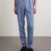 Straight-Leg Virgin Wool-Blend Suit Trousers - FR