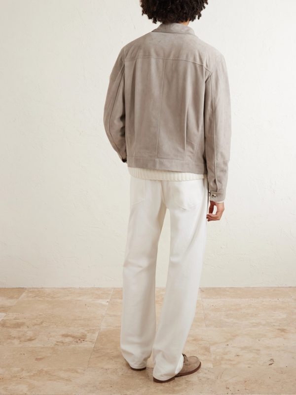 Suede Blouson Jacket - BK Suede Blouson Jacket - BK