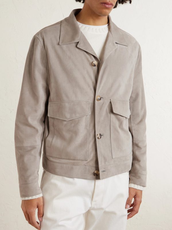 Suede Blouson Jacket - FR Suede Blouson Jacket - FR