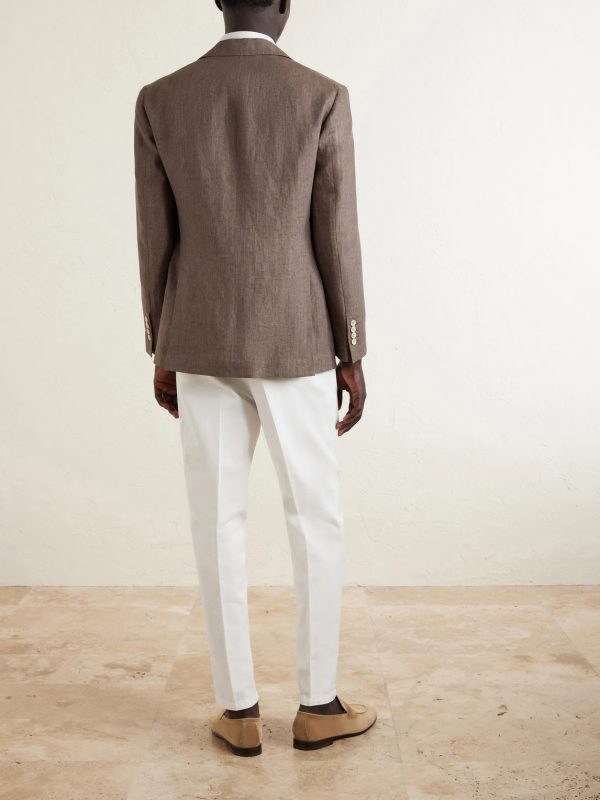 Linen Suit Jacket - BK Linen Suit Jacket - BK