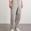 Straight-Leg Linen and Cotton-Blend Trousers - FR
