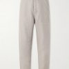 Straight-Leg Linen and Cotton-Blend Trousers