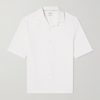 Camp-Collar Textured-Cotton Shirt Camp-Collar Textured-Cotton Shirt