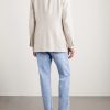 Silk, Linen and Wool-Blend Blazer - BK Silk, Linen and Wool-Blend Blazer - BK