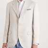 Silk, Linen and Wool-Blend Blazer - FR Silk, Linen and Wool-Blend Blazer - FR