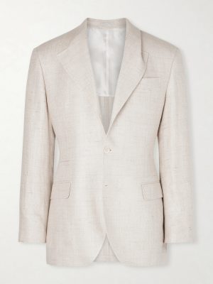 Silk, Linen and Wool-Blend Blazer Silk, Linen and Wool-Blend Blazer