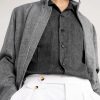 Camp-Collar Linen Shirt - CU
