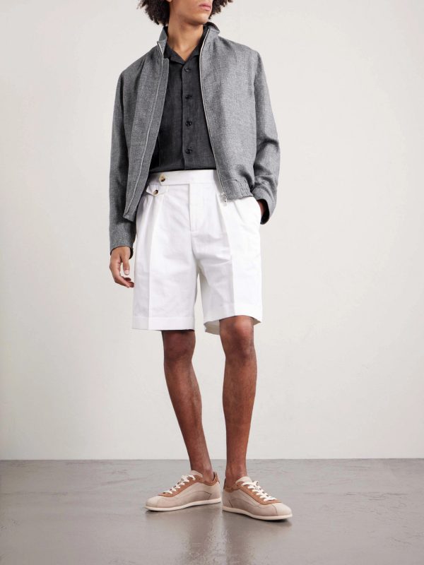 Camp-Collar Linen Shirt - OU