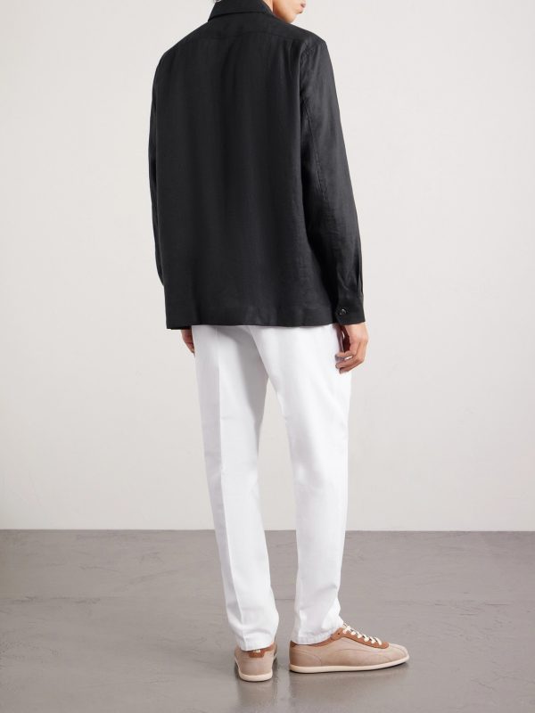 Linen Overshirt - BK Linen Overshirt - BK