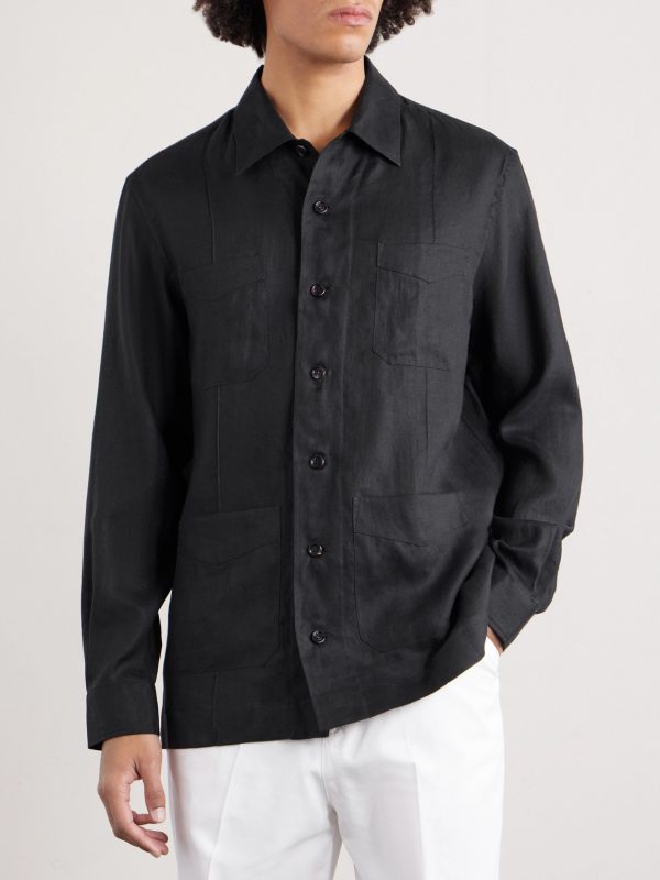 Linen Overshirt - FR Linen Overshirt - FR