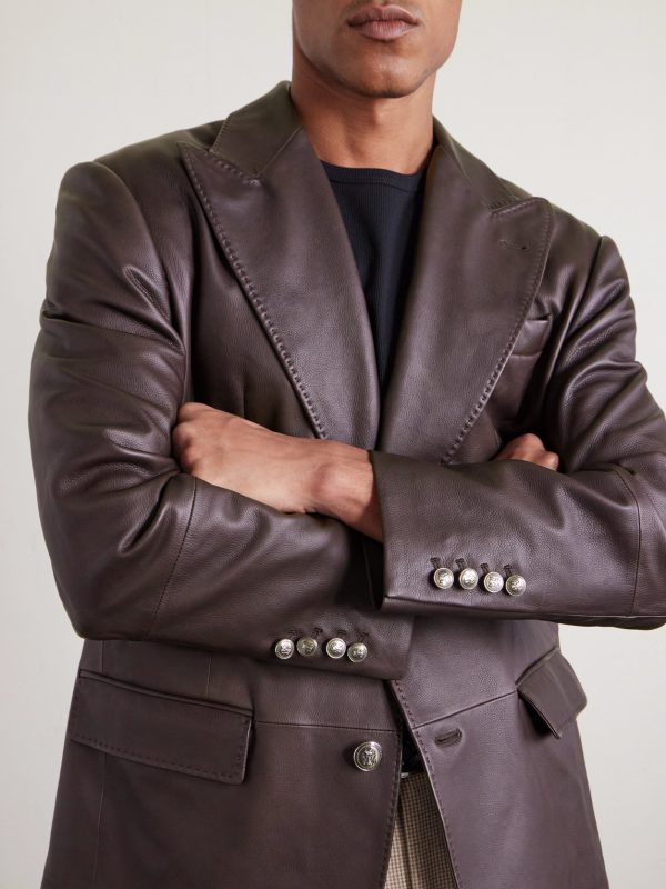 Full-Grain Leather Blazer - CU Full-Grain Leather Blazer - CU