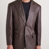 Full-Grain Leather Blazer - FR Full-Grain Leather Blazer - FR
