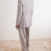 Double-Breasted Herringbone Cashmere and Silk-Blend Suit Jacket - BK Double-Breasted Herringbone Cashmere and Silk-Blend Suit Jacket - BK