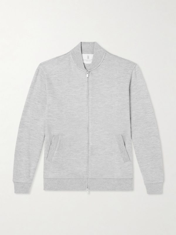 Cashmere-Blend Zip-Up Sweatshirt Cashmere-Blend Zip-Up Sweatshirt
