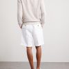 Ribbed Linen and Cotton-Blend Henley Shirt - BK Ribbed Linen and Cotton-Blend Henley Shirt - BK
