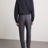 Slim-Fit Pleated Linen Suit Trousers - BK Slim-Fit Pleated Linen Suit Trousers - BK