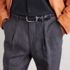 Slim-Fit Pleated Linen Suit Trousers - CU Slim-Fit Pleated Linen Suit Trousers - CU