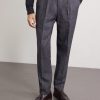 Slim-Fit Pleated Linen Suit Trousers - FR Slim-Fit Pleated Linen Suit Trousers - FR
