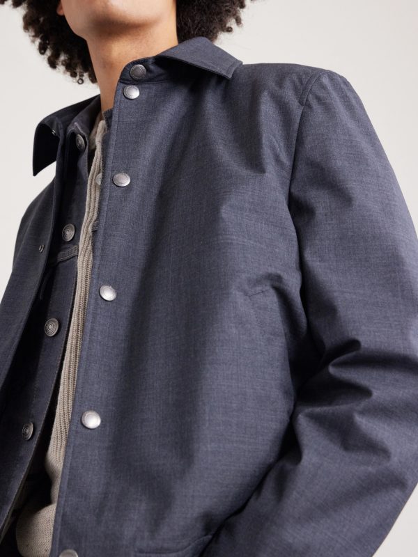 Virgin Wool Blouson Jacket - CU Virgin Wool Blouson Jacket - CU