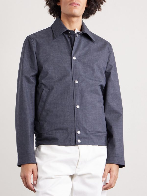 Virgin Wool Blouson Jacket - FR Virgin Wool Blouson Jacket - FR
