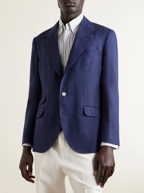 Linen Suit Jacket - FR Linen Suit Jacket - FR