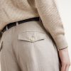 Tapered Pleated Cashmere and Silk-Blend Suit Trousers - E2 Tapered Pleated Cashmere and Silk-Blend Suit Trousers - E2