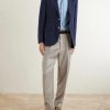 Tapered Pleated Cashmere and Silk-Blend Suit Trousers - OU Tapered Pleated Cashmere and Silk-Blend Suit Trousers - OU
