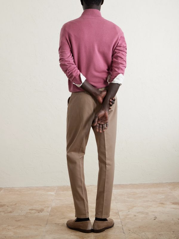 Cashmere Half-Zip Sweater - BK
