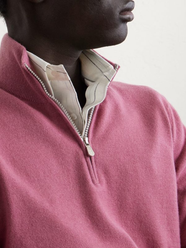 Cashmere Half-Zip Sweater - CU