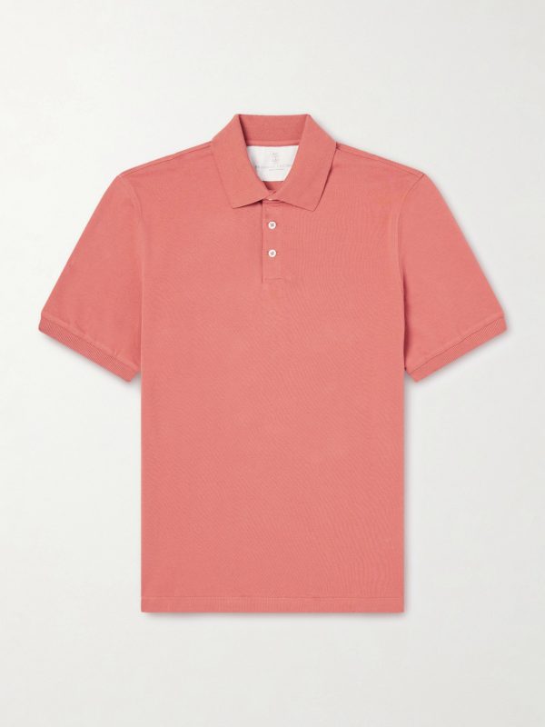 Slim-Fit Cotton-Piqué Polo Shirt