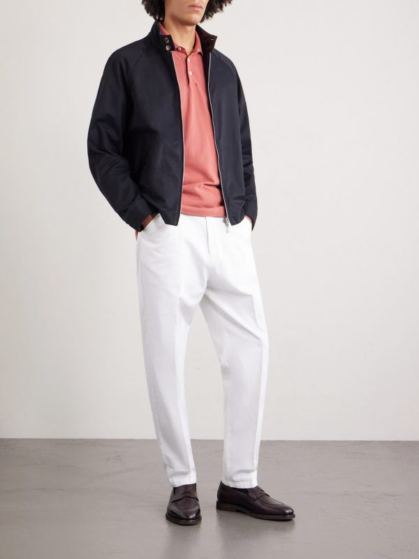 Slim-Fit Cotton-Piqué Polo Shirt - OU